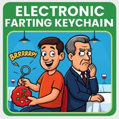 Electronic Farting Keychain Button